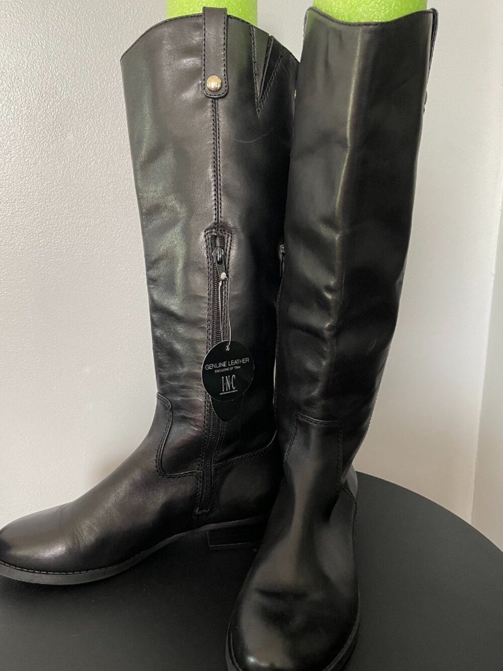 Black I.N.C. Tall Boots Size 7.5